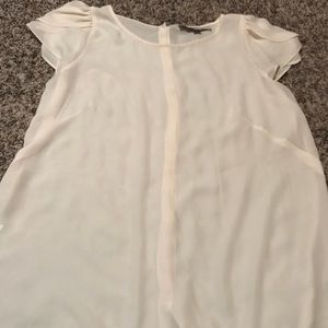 Loft, soft and flowy button back shirt